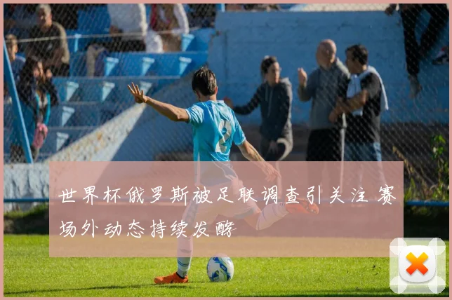 世界杯俄罗斯被足联调查引关注 赛场外动态持续发酵